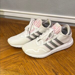 Adidas White and Pink Sneakers